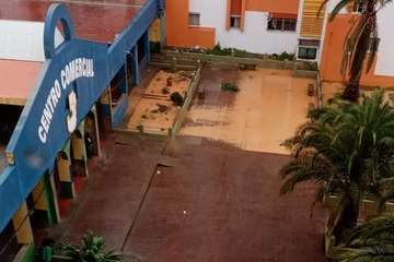 Filomena deja abundantes lluvias sobre Jinámar y en otras zonas de Telde/TA.